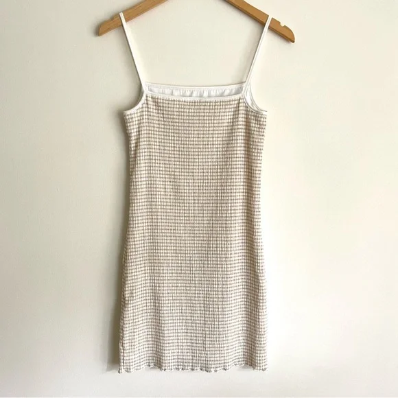 Aritzia Wilfred Jazz Seersucker Tank Mini Dress - Picture 6 of 12